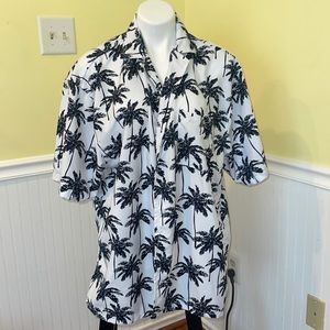 Uzzi Amphibous Gear mens button down tropical shirt. XXL